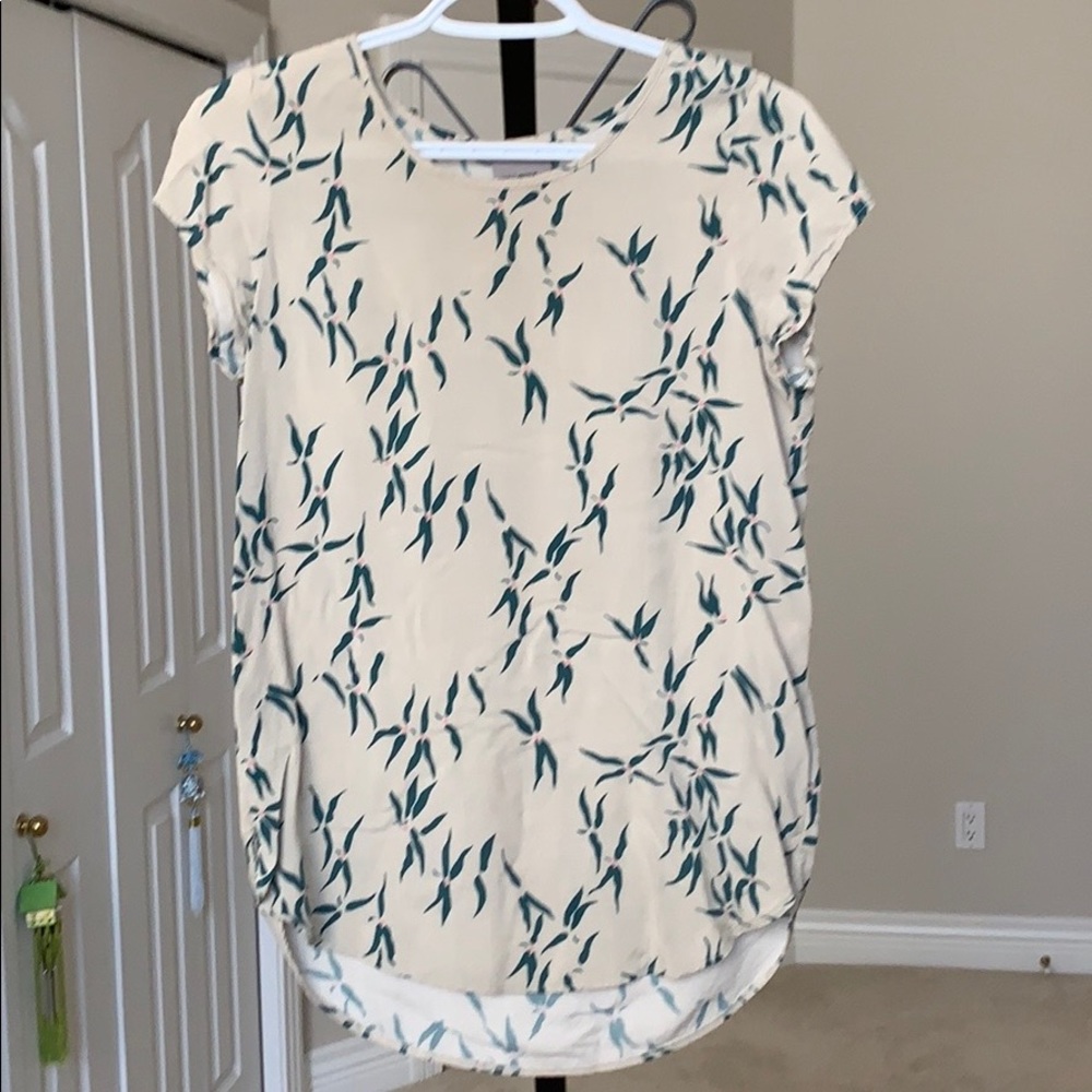 Vero Moda leaf printed T shirt